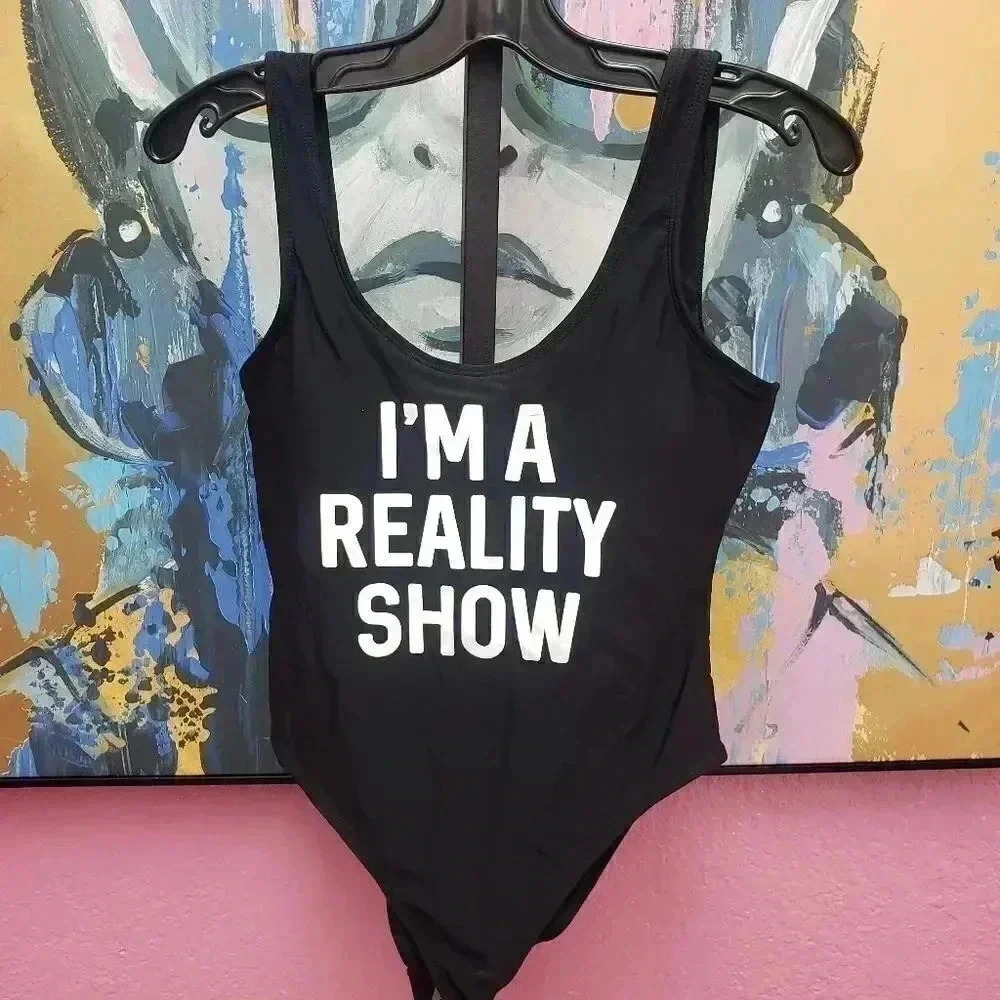 I'm a Reality Show One Piece Swimsuit